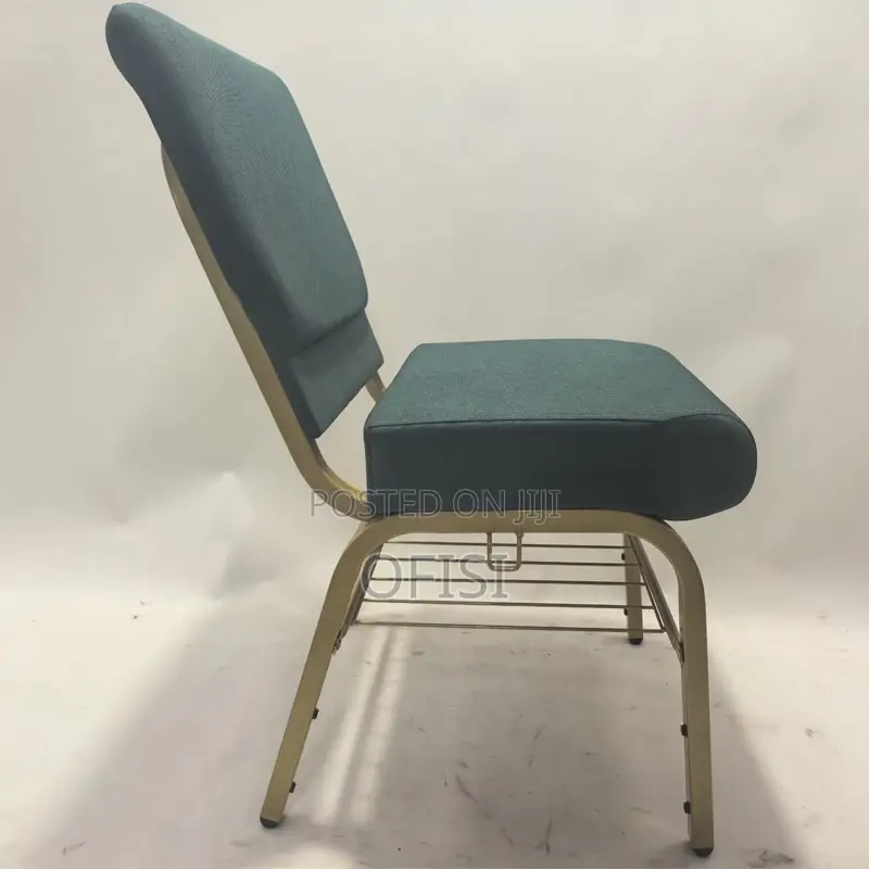 Office Chair; Fabric Stackable Church Chair