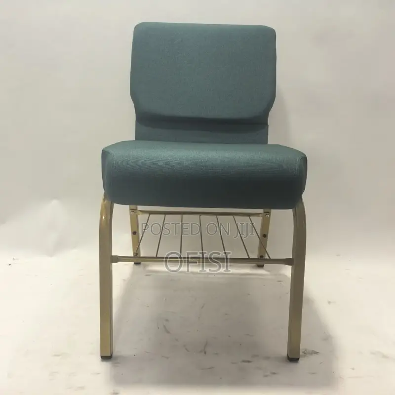 Office Chair; Fabric Stackable Church Chair
