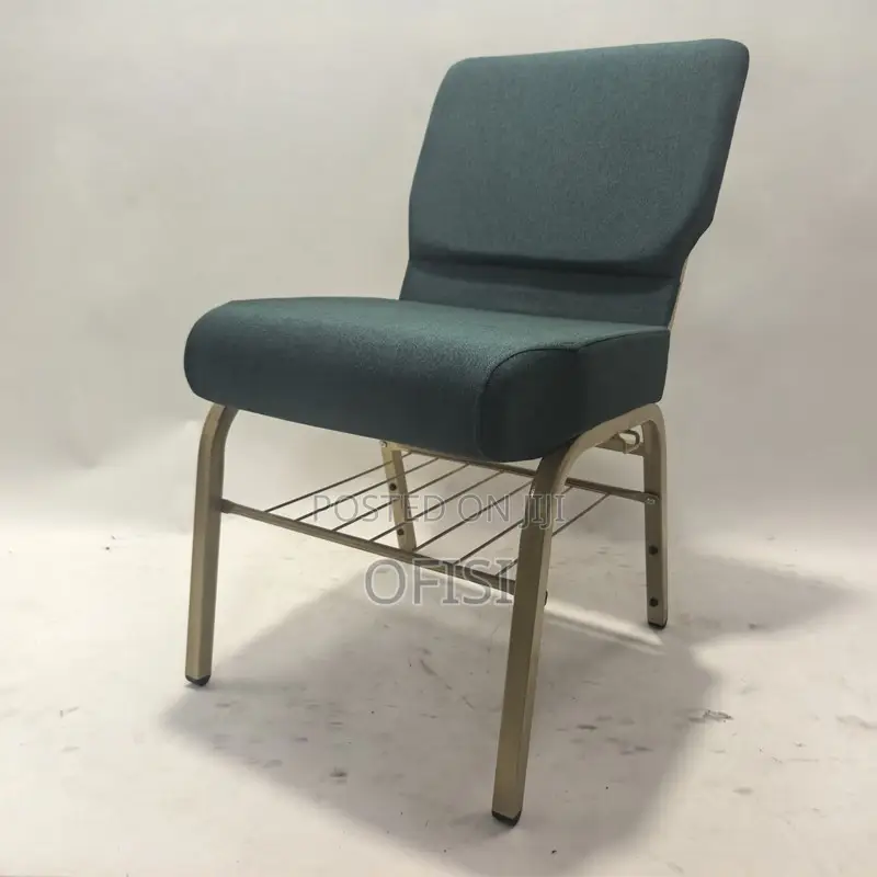 Office Chair; Fabric Stackable Church Chair