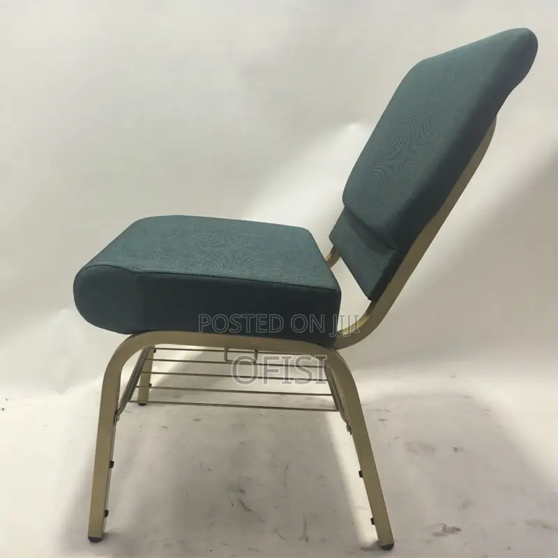 Office Chair; Fabric Stackable Church Chair