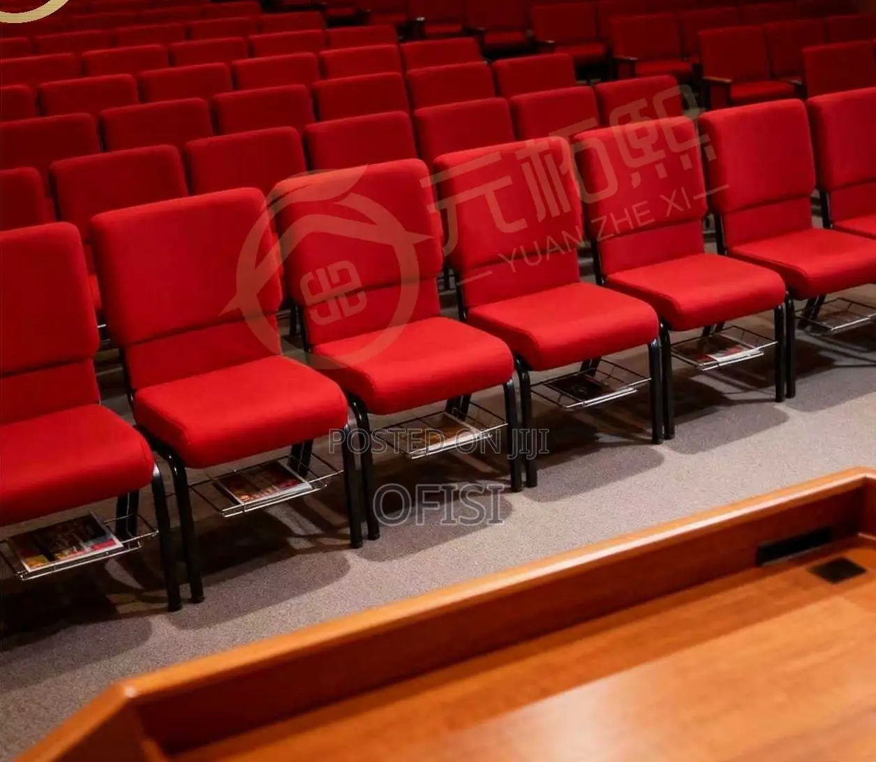 Office Chair; Fabric Stackable Church Chair