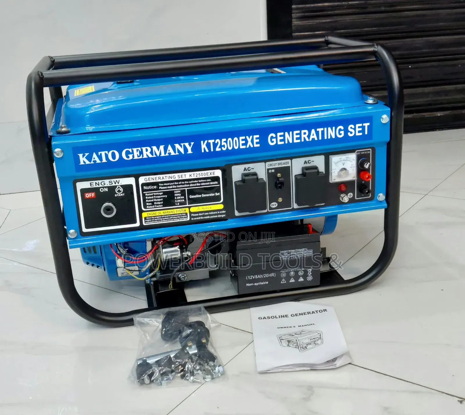 Kato Germany KT2500EXE 2.8kva Keystart Petrol Generator