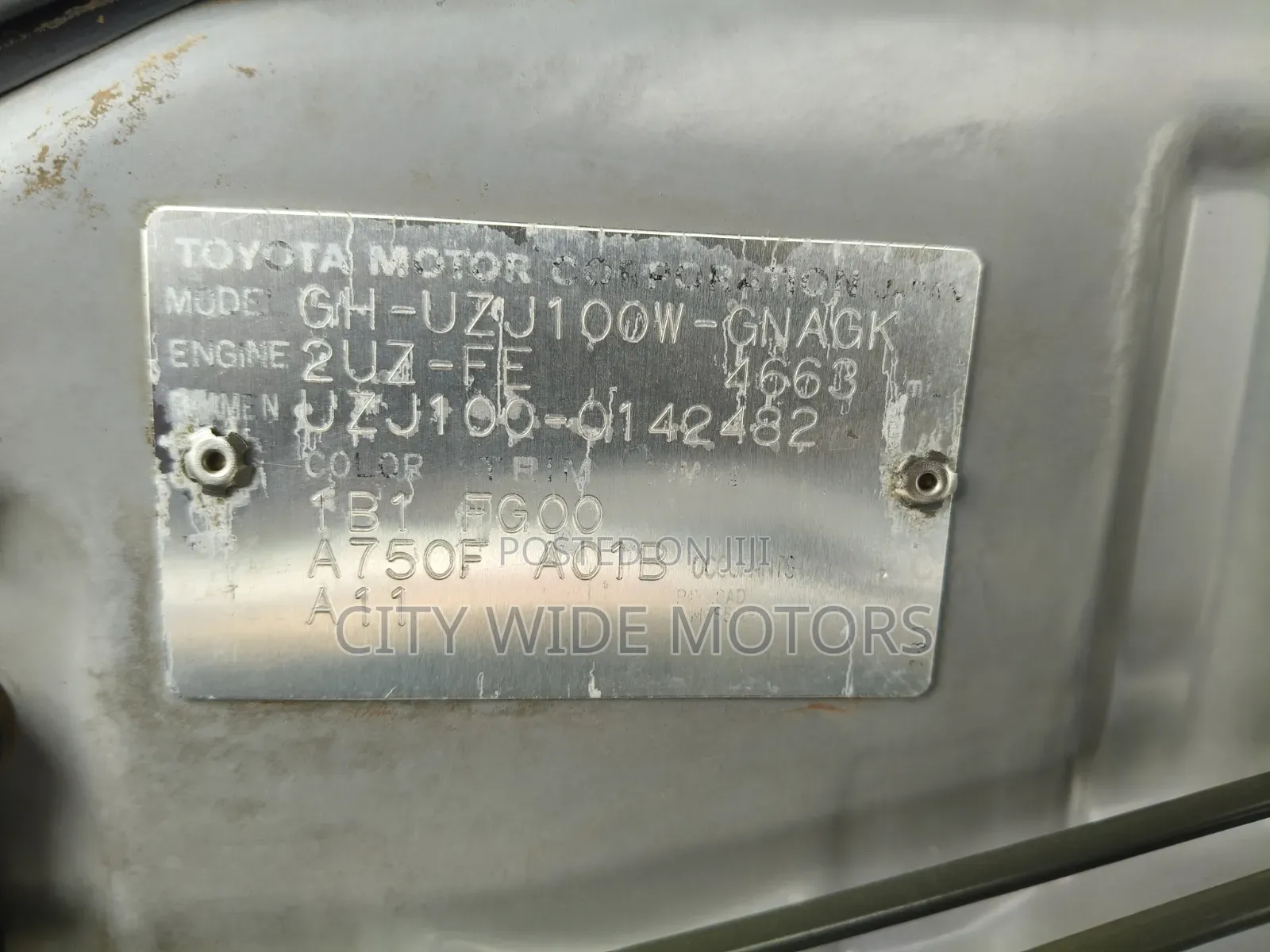 Toyota Land Cruiser 100 4.7 V8 Executive 2005 Silver