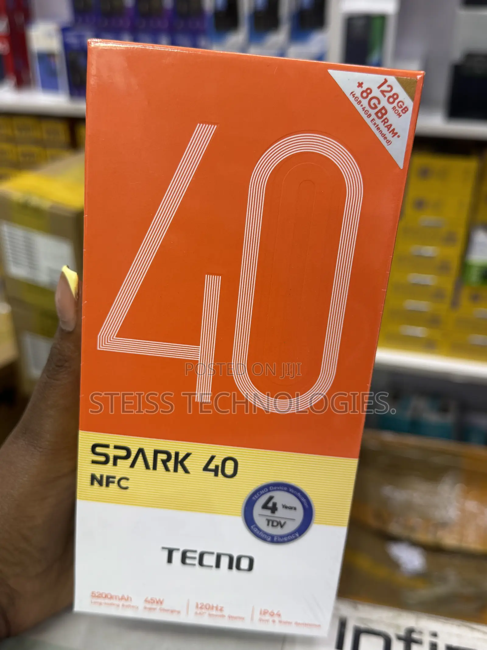 New Tecno Spark 40 128 GB Gray