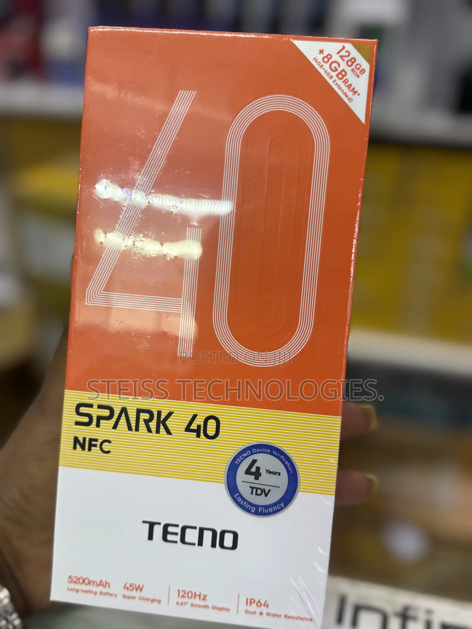 New Tecno Spark 40 128 GB Gray