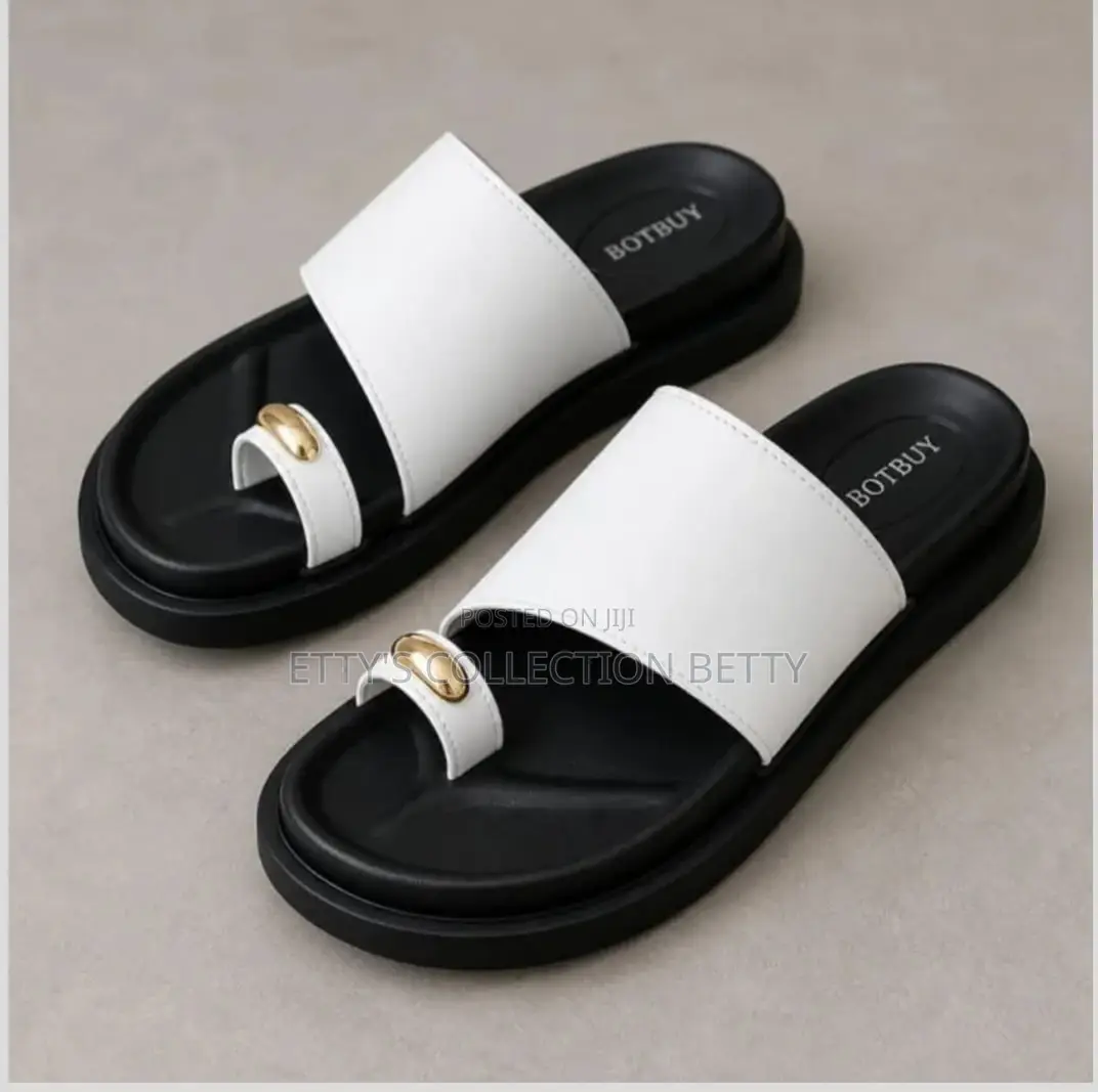 Ladies Luxury Sandals. Brown, White,black and Coffee in Color.