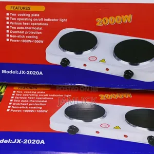 2000W Double Hot Plate Cooker - Mt