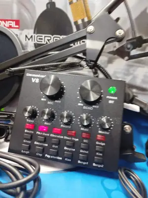 BM800 Condenser Microphone With V9 Live Sound Card Kit