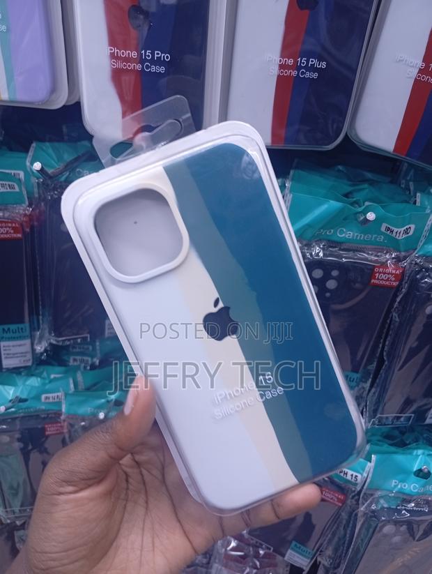 Two-Tone iPhone 15 Silicone Case - thumbnail 2