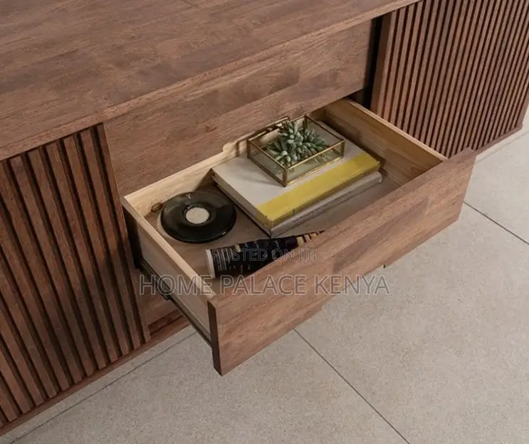 TV Stand: Japanese Sliding Door Multi Functional Cabinet