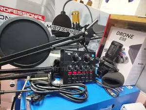 BM800 Studio Microphone V9 Audio Interface Bundle