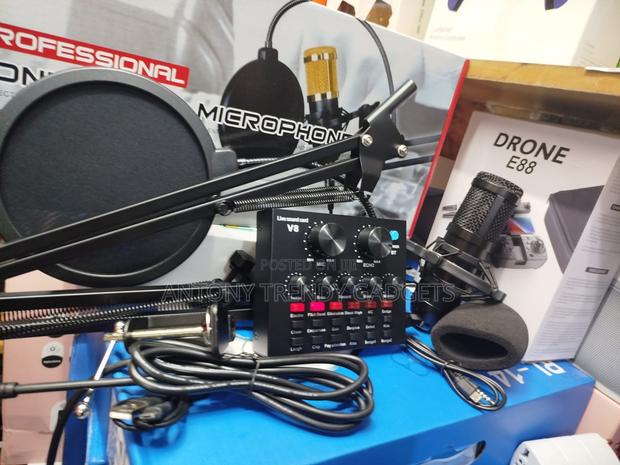 BM800 Studio Microphone V9 Audio Interface Bundle