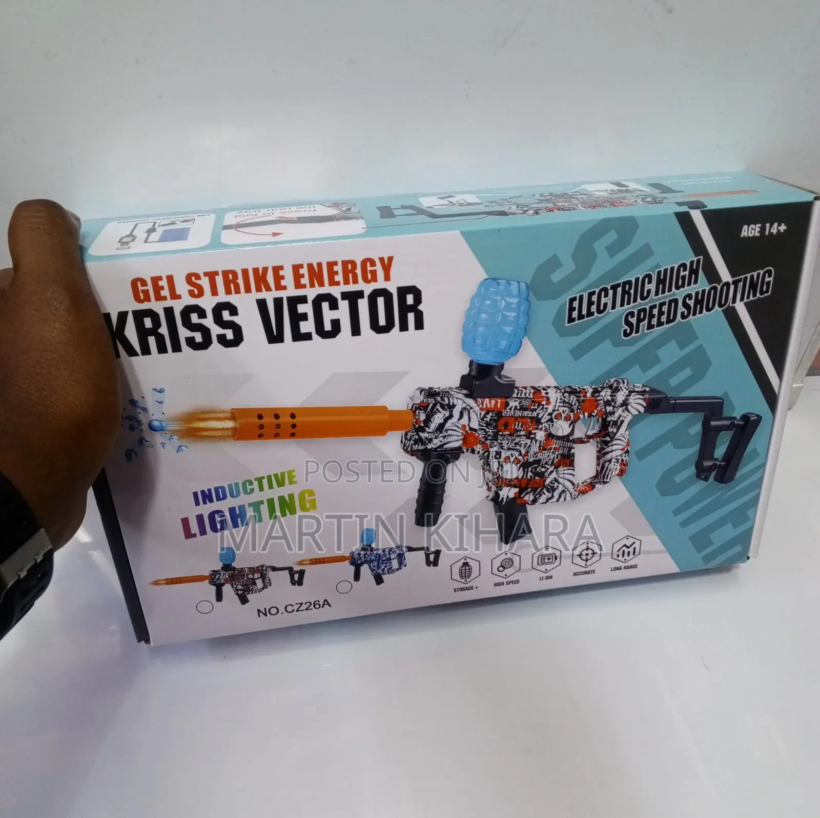 Rechargeable Gel Blaster Toy Gun Big Size