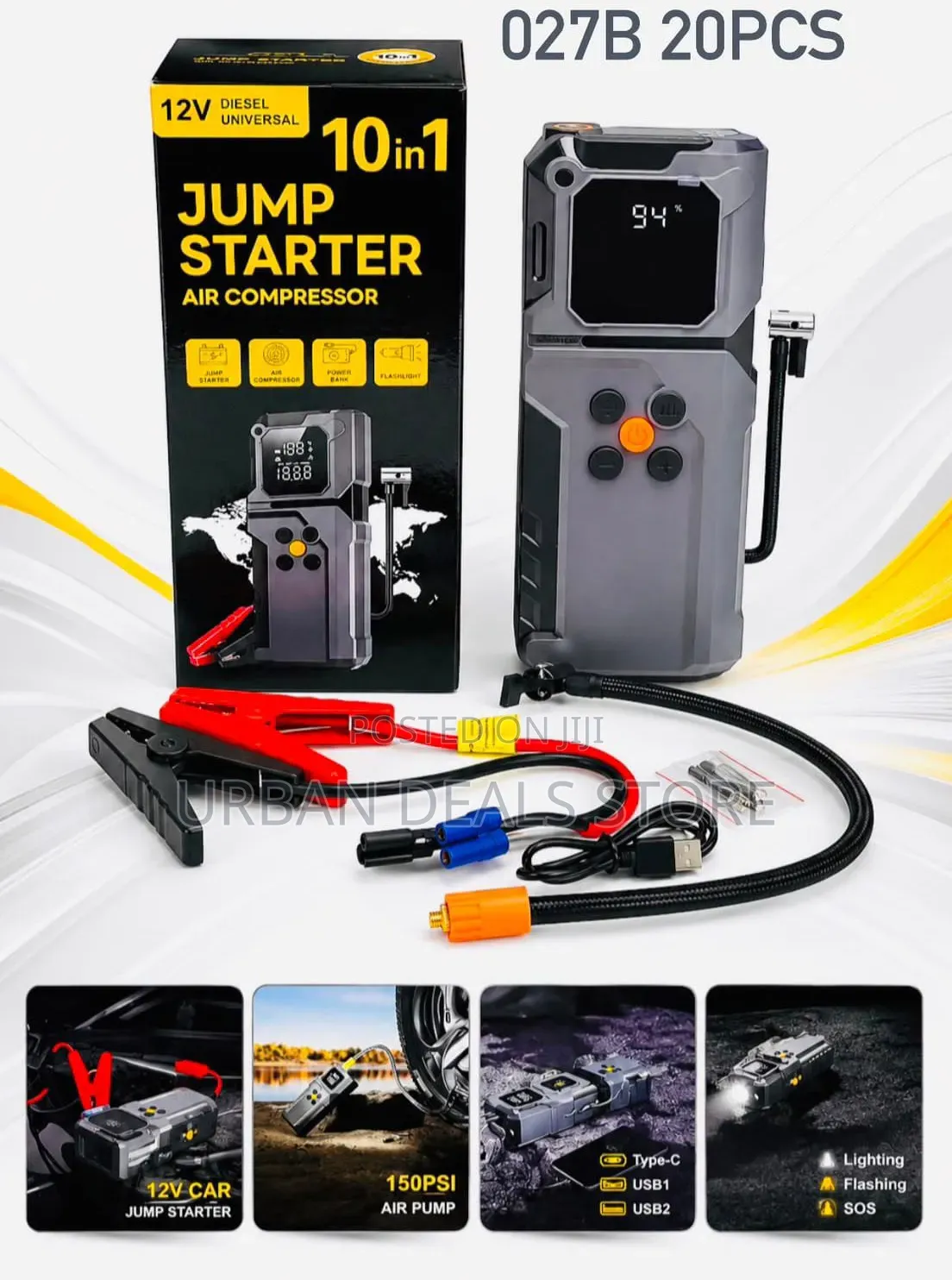 10-in-1 Jump Starter 027B