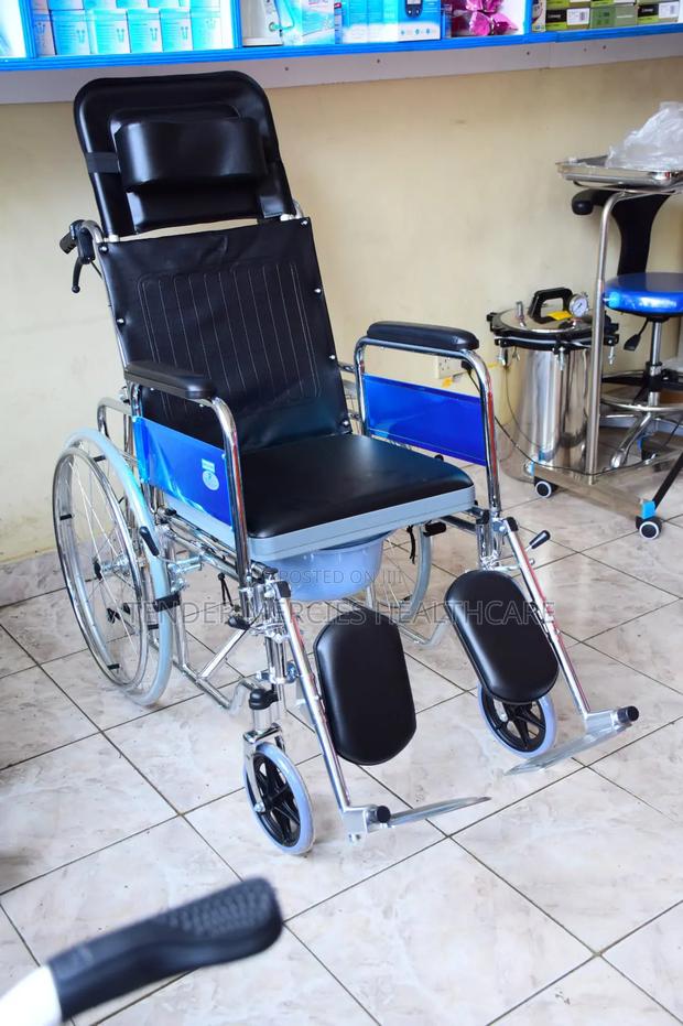 Reclining With Commode Wheelchair