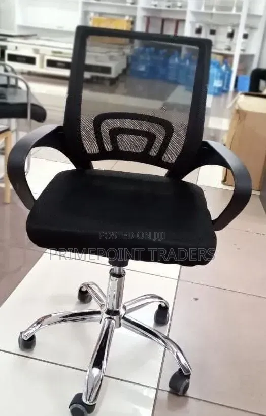Office Chair,Assembled Ergonomic Office Chair – Headrest-Free Design