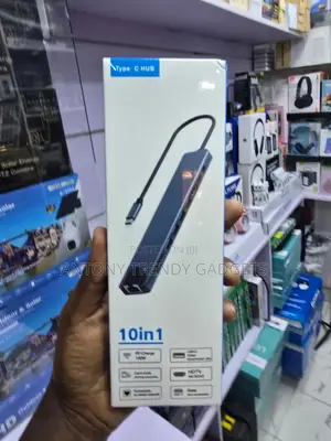 10-in-1 USB-C Hub With HDMI RJ45 USB 3.0 PD Charging