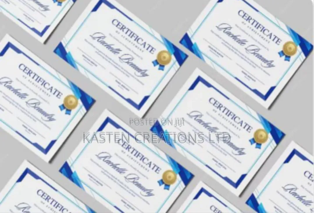 Certificates Printing and Awards