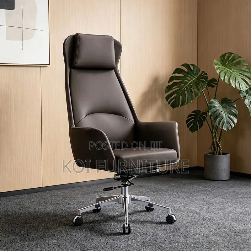Office Chairs; Luxury Executive Chair With Long Headrest