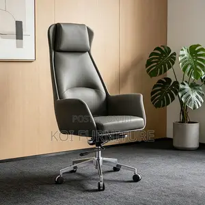 Office Chairs; Luxury Executive Chair With Long Headrest