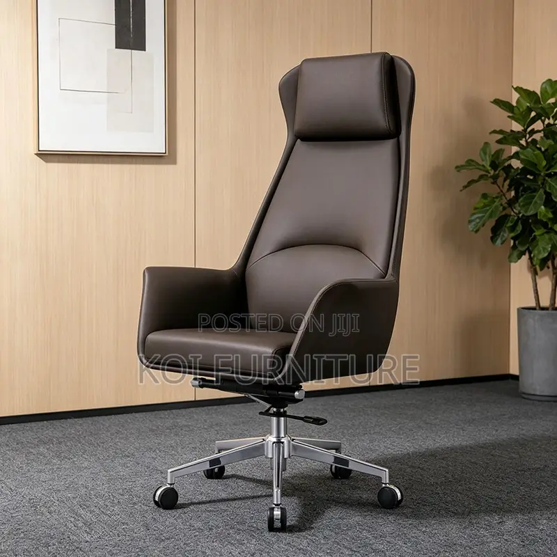 Office Chairs; Luxury Executive Chair With Long Headrest