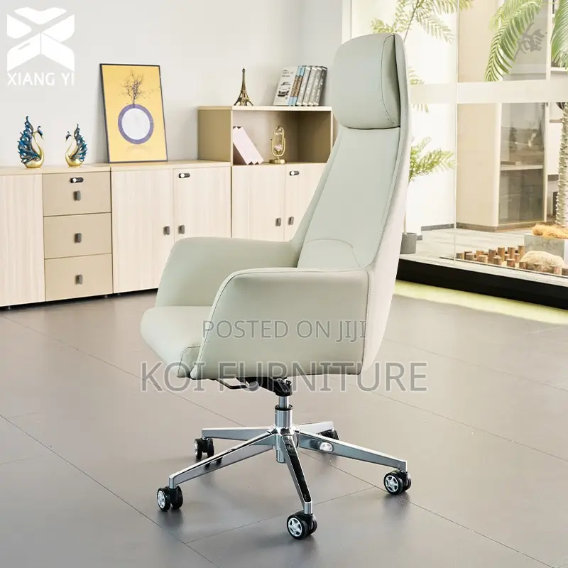 Office Chairs; Luxury Executive Chair With Long Headrest