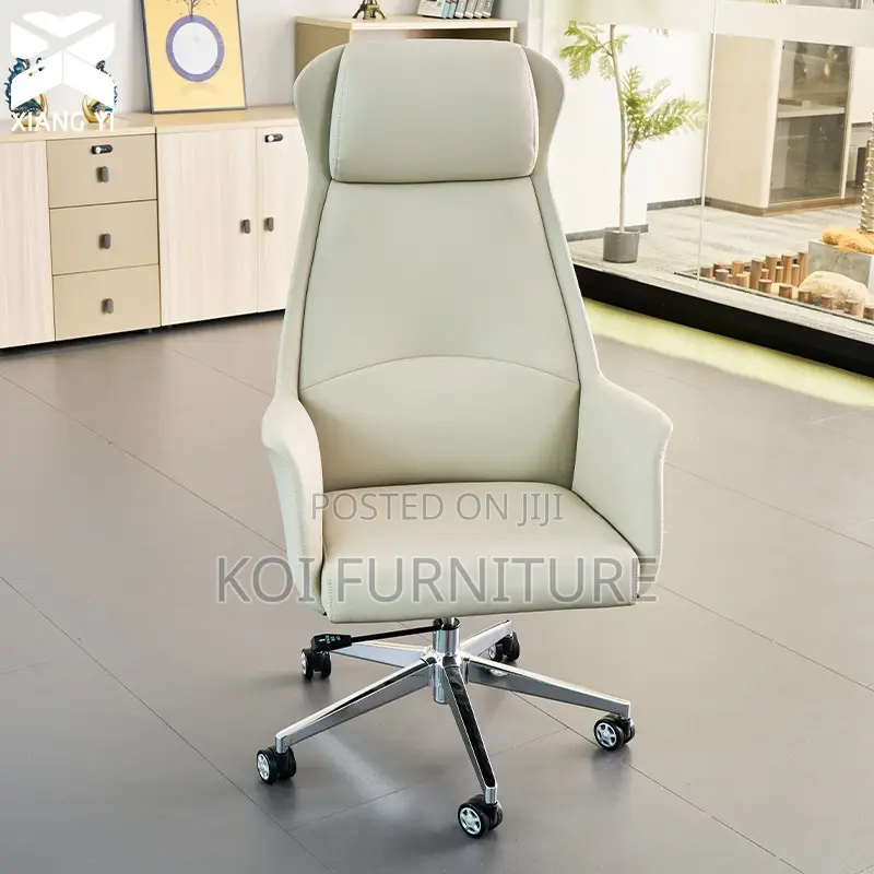 Office Chairs; Luxury Executive Chair With Long Headrest