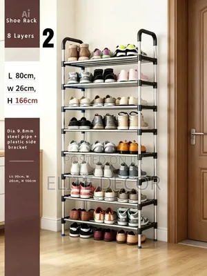 Tier Adjustable Shoe Rack – Multi-Layer Shoe Organizer
