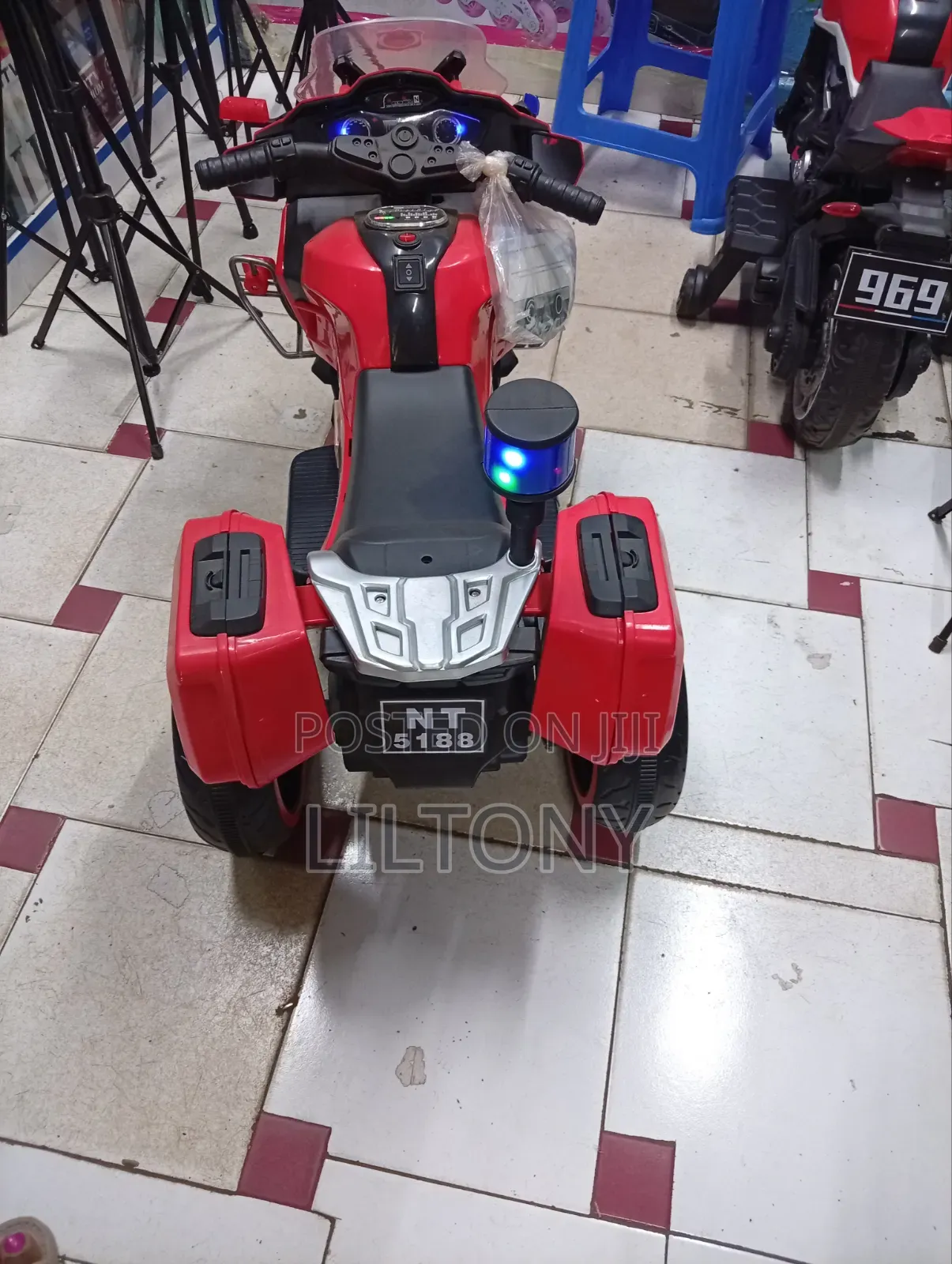 Kids Electric Police Motorbike