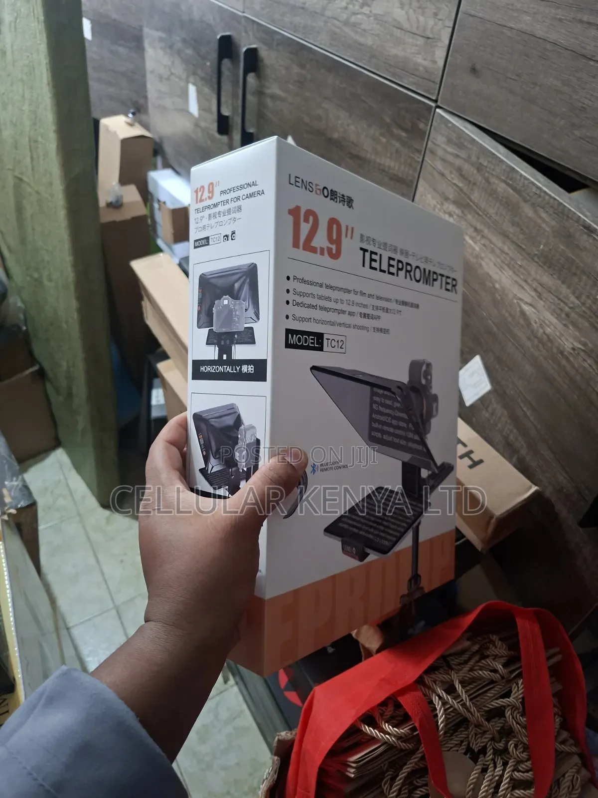 LENSGO TC12 Teleprompter for Select Cameras and iPads