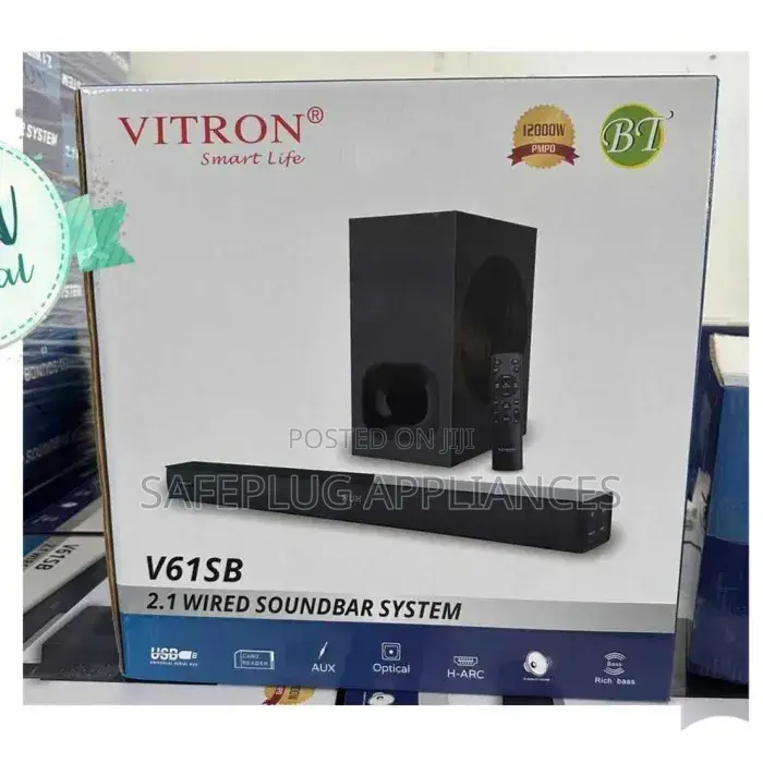 Vitron V61SB Soundbar System – Powerful Bass Bluetooth Speaker
