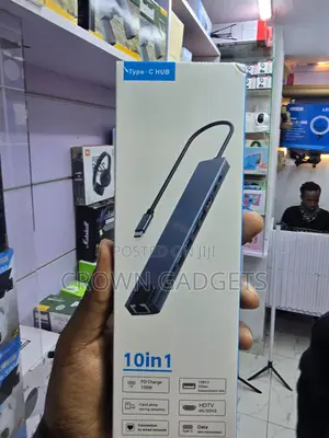 USB-C 10-in-1 Docking Station for Laptop MacBook Tablet