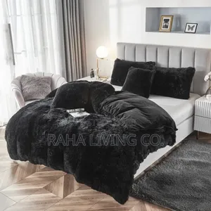 6pc Luxury Velvet Plush Duvet Set Up to 6×7