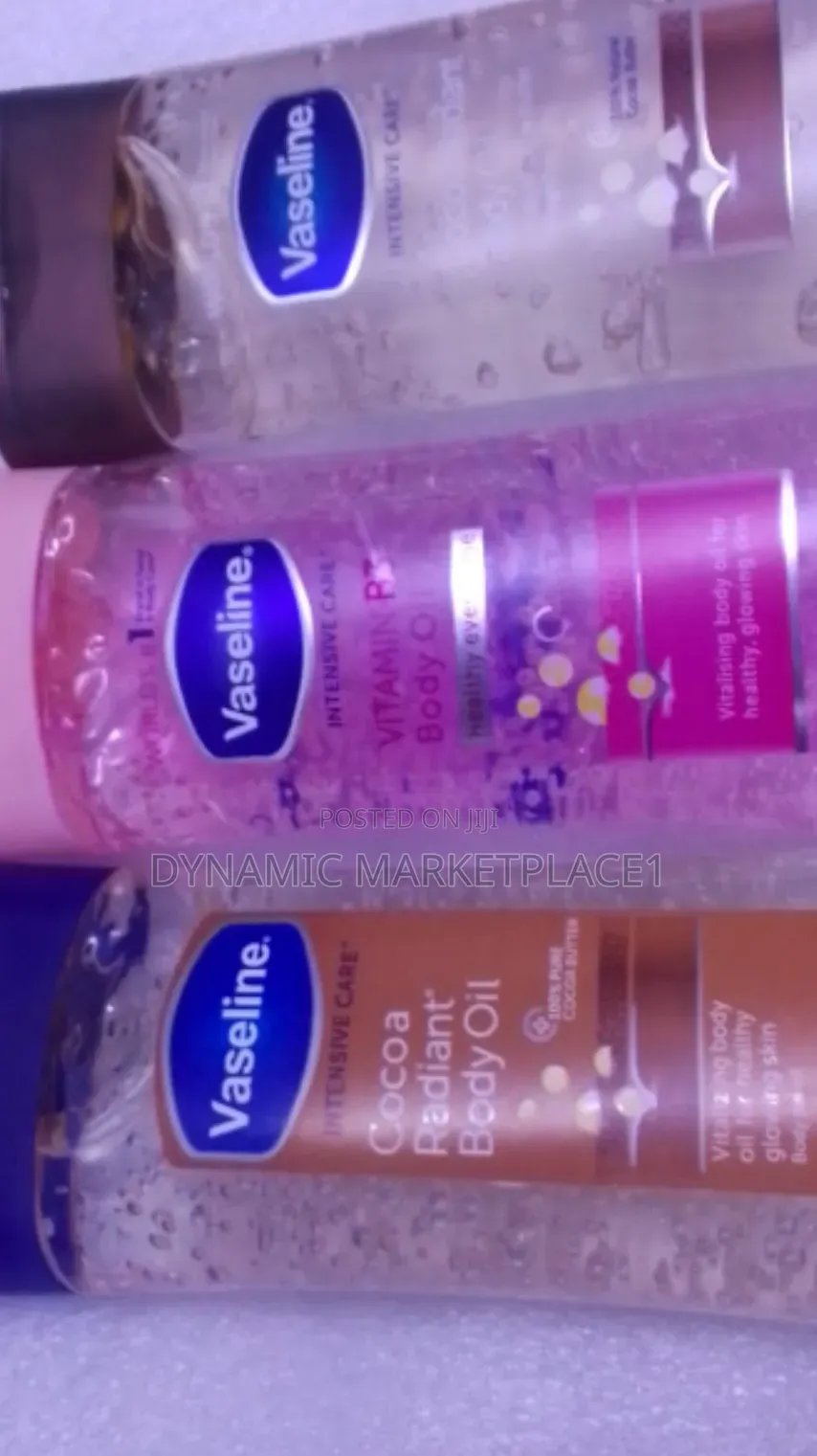 Vaseline Body Oil for Glowing