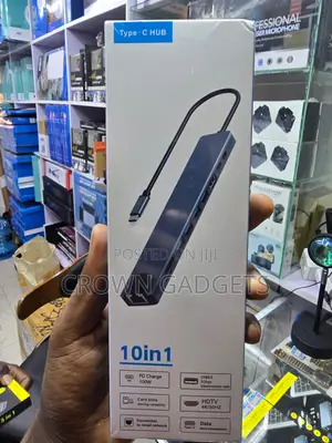 USB-C Multiport Adapter 10-in-1 With Hdmi USB Rj45 Pd