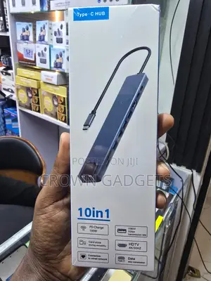 10-in-1 USB-C Laptop Hub With HDMI LAN USB PD Port