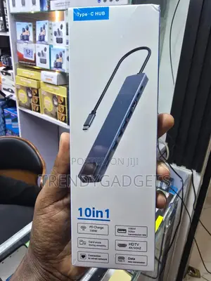 10-in-1 USB-C Laptop Hub With HDMI LAN USB PD Port