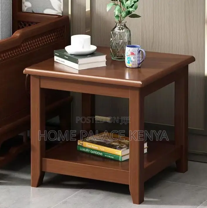 Side Table: Wood Grain Paper Faced Coffee Table