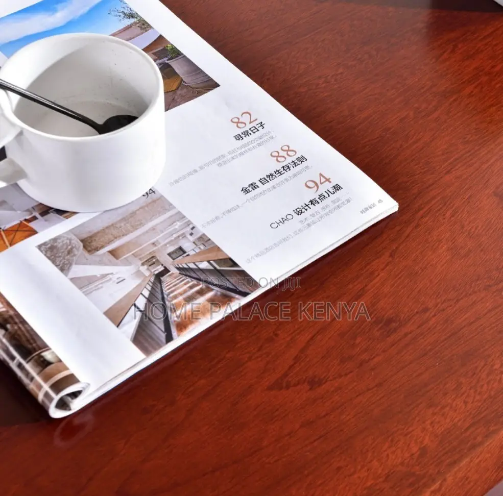 Side Table: Wood Grain Paper Faced Coffee Table