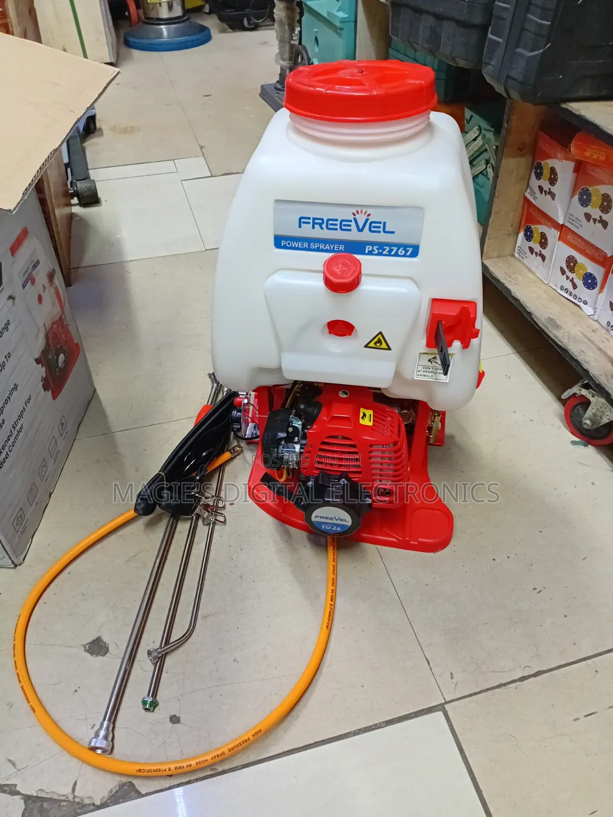 Top Resilient 2stroke Freevel Knapsack Sprayer