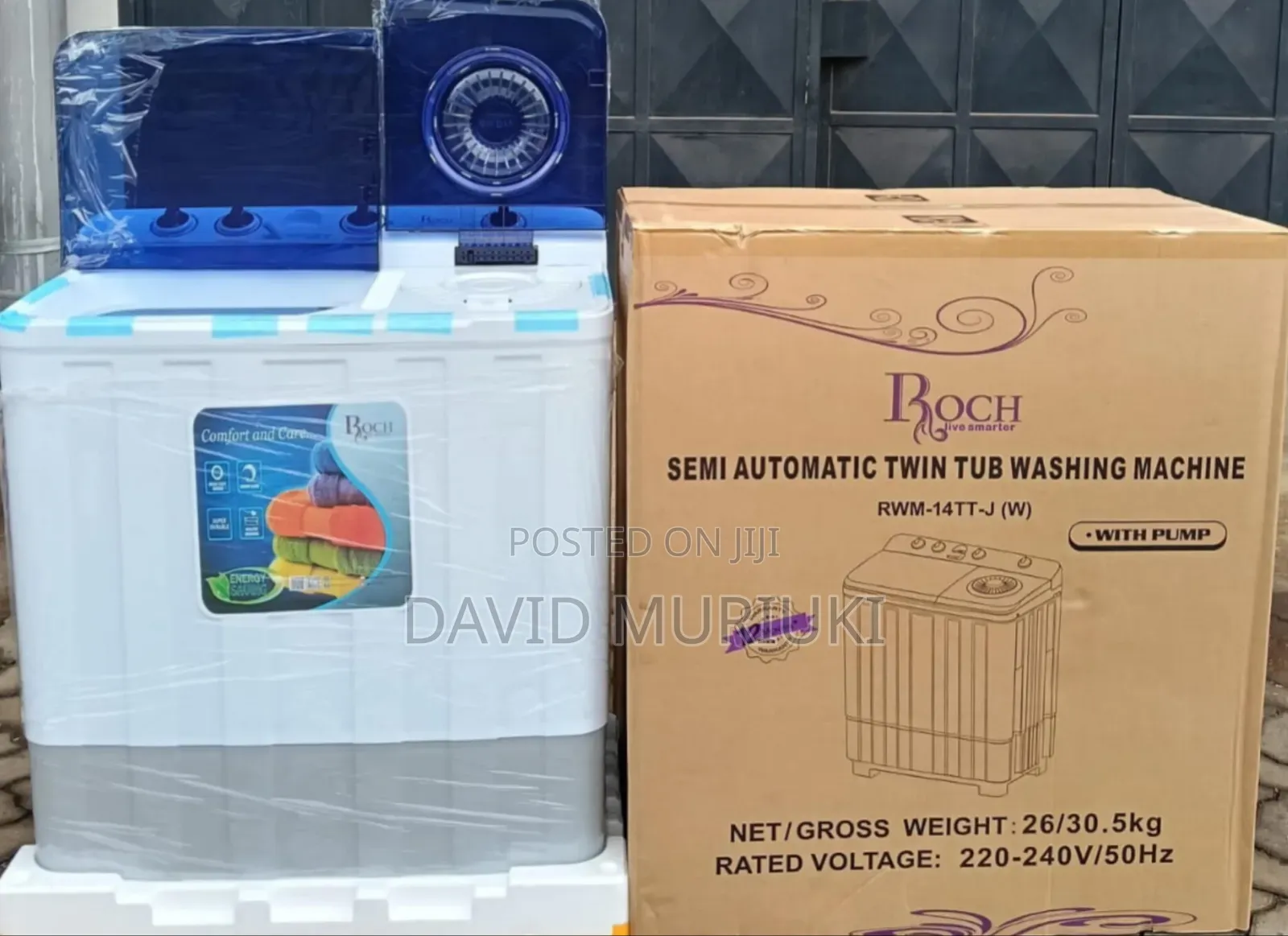 ROCH Washing Machine 11 Kg Twin Tub Semi Automatic