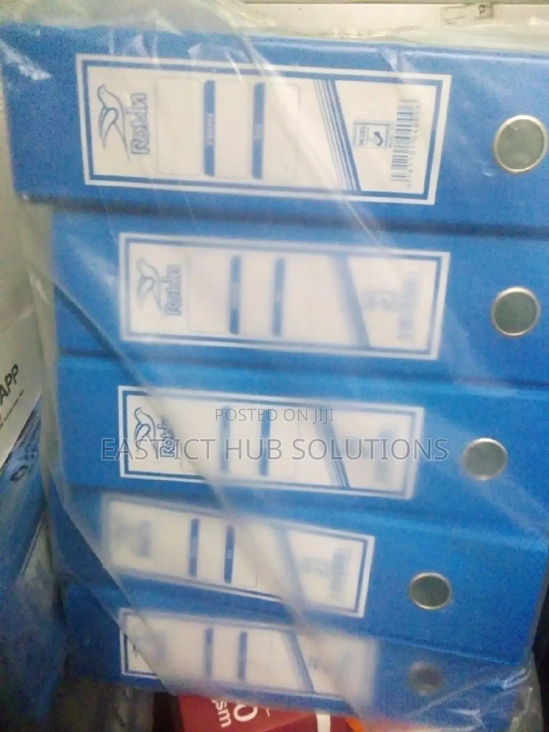 Box Files Blue in Color