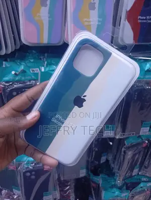iPhone 12 Vertically Split Color-Blocked Aesthetic Casing