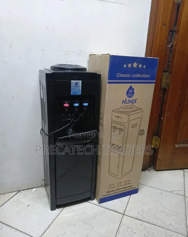 Nunix 3 Tap Water Dispenser With Storage Cabinet