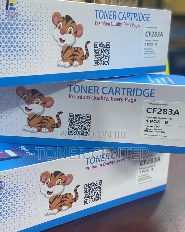High-Efficiency HP 83A Genuine Toner Cartridge (CF283A)