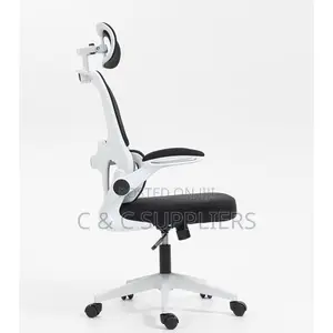 Office High Back Staff Chair With Flip Armrest
