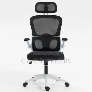 Office High Back Staff Chair With Flip Armrest