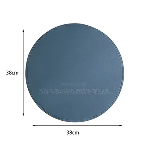 High Quality Round Leather Table Mats