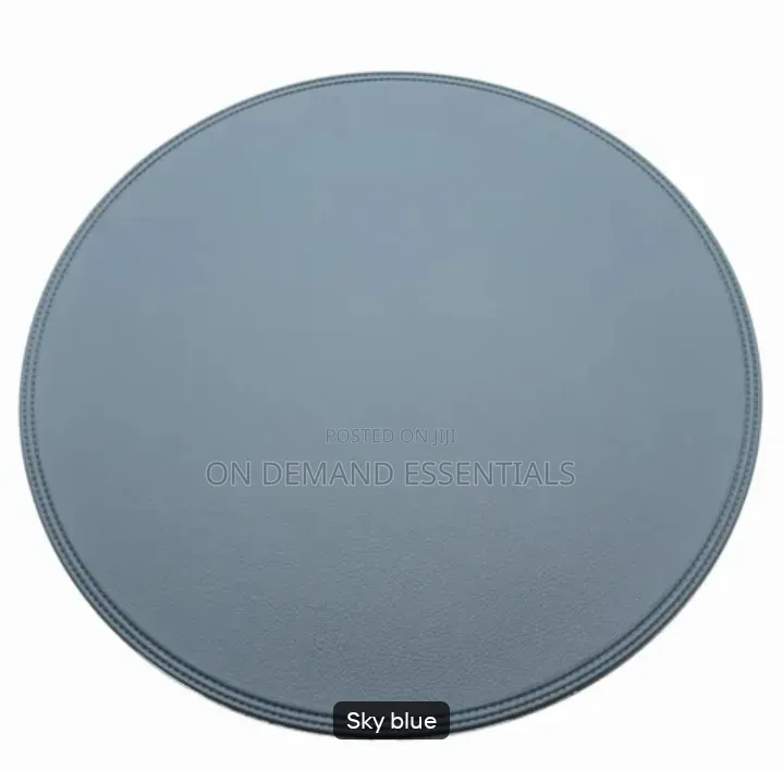 High Quality Round Leather Table Mats