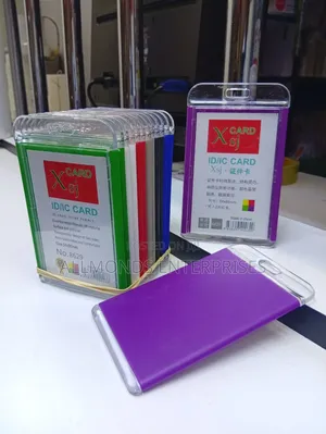 High Quality ID Size Portrait One Sided Card Holder/Name Badge